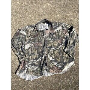 SCENT SHIELD Button Up Camo Long Sleeve Flannel Hunting Shirt Mens XXL